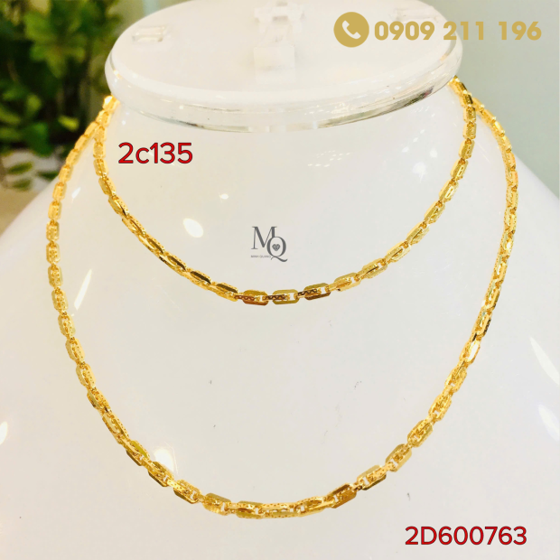Dây chuyền vàng 18k 2c135 3D600763
